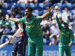 Rumman Raees appeals during ICC Champions Trophy semi-final match