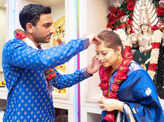 Lovely pictures from Marathi actress Sonalee Kulkarni’s intimate wedding ceremony