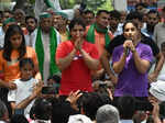 In pictures: Sangeeta Phogat, Sakshi Malik, Bajrang Punia and Vinesh Phogat, wrestlers' protest continue