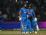 World Cup 2023 action in images: Rohit Sharma hits record WC century as India win by 8 wickets against Afghanistan