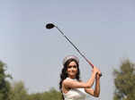 Neha Jaiswal attends a charity golf event