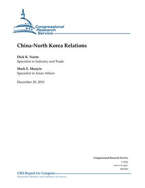 Primary view of object titled 'China-North Korea Relations'.