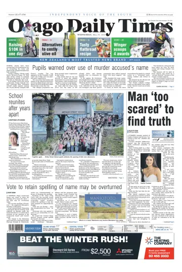 Otago Daily Times - 29 May 2024