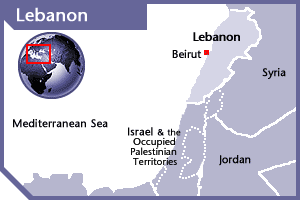 Country Map: Lebanon